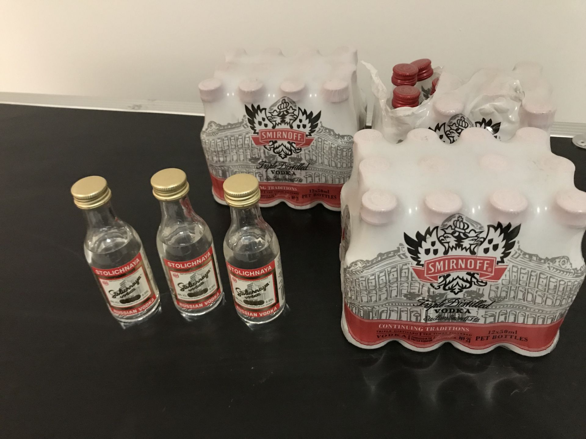 Box of Vodka Miniatures