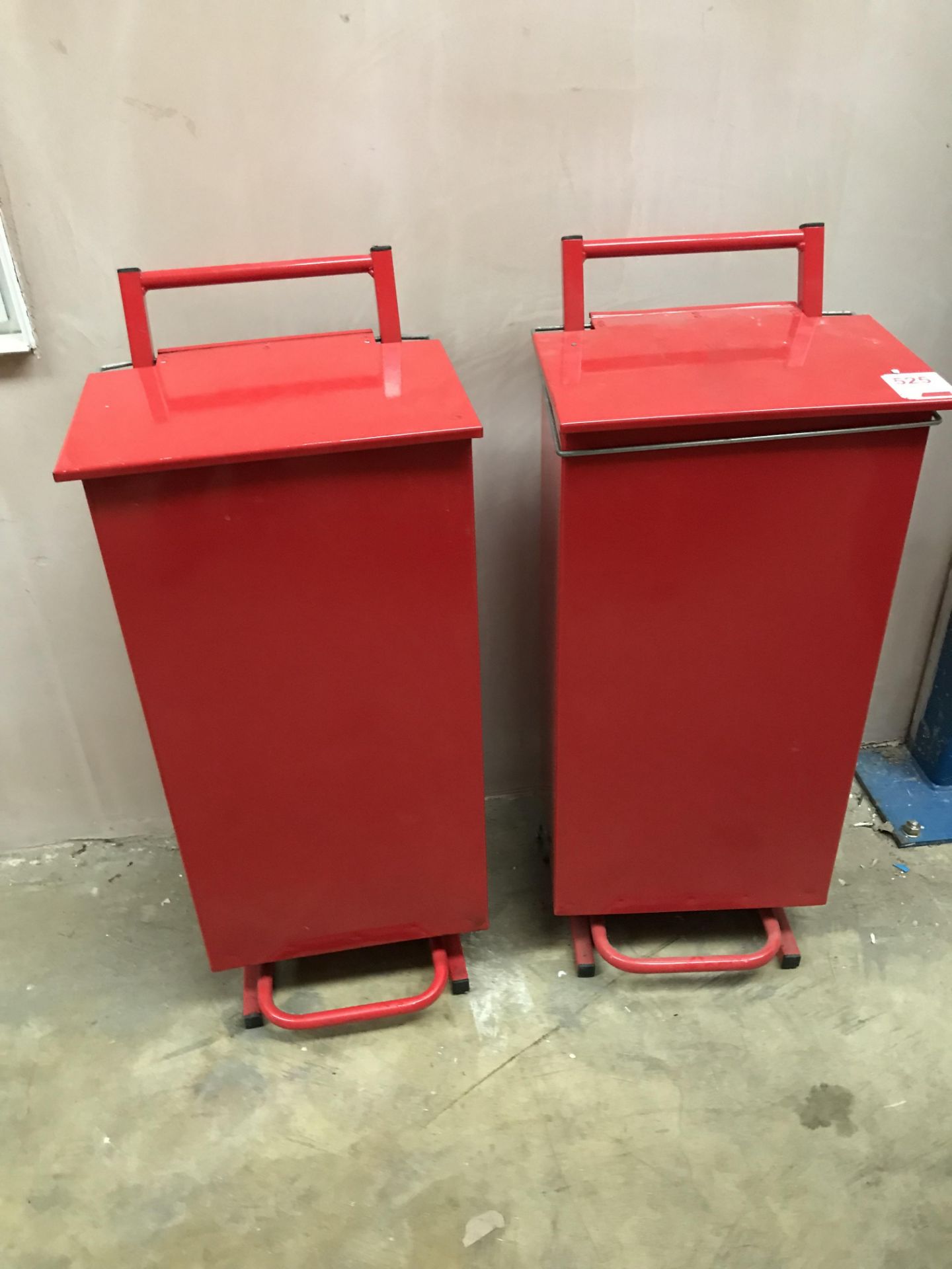 2 x metal bins - removed from a Technical College