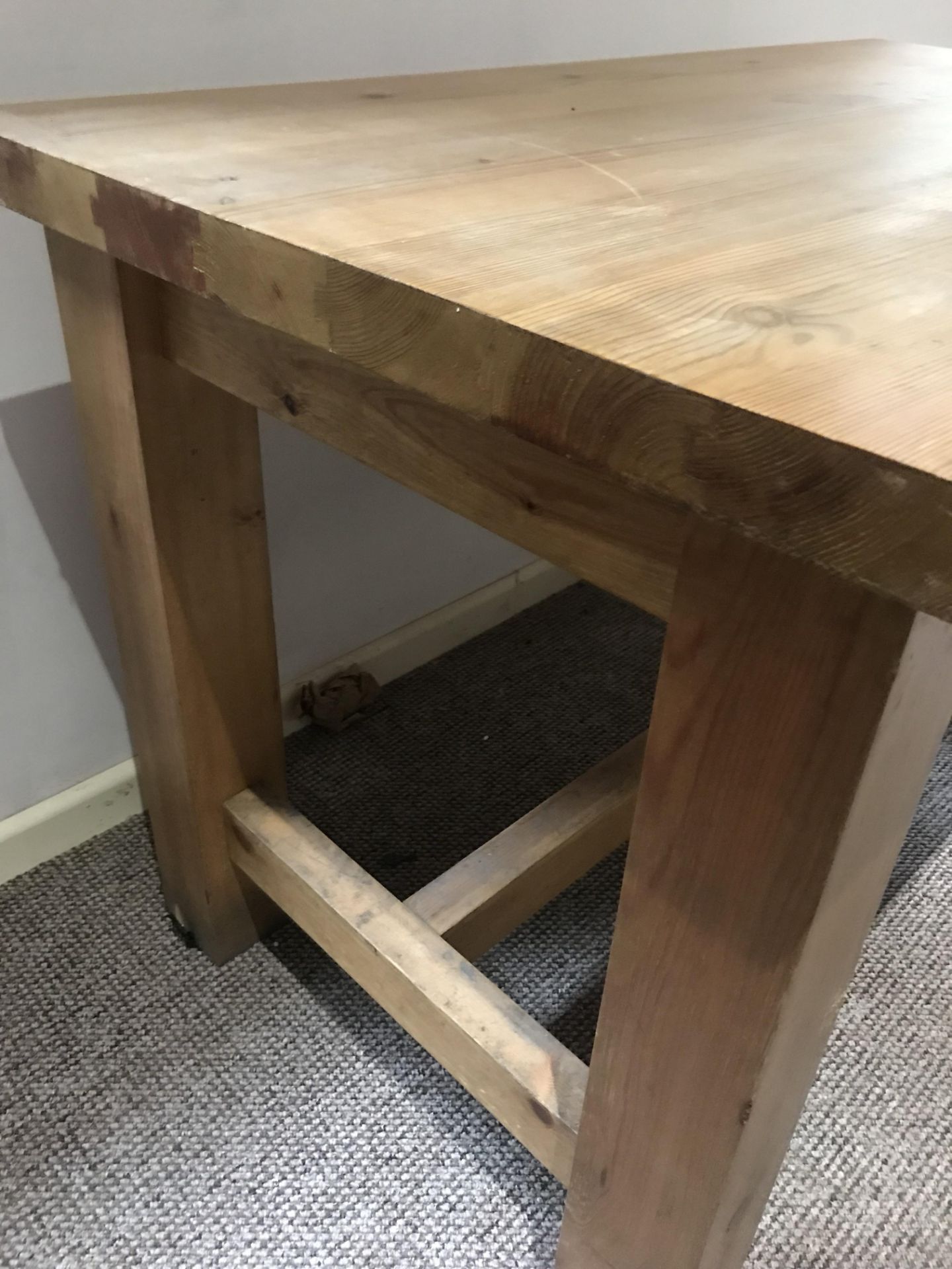 Oak Table - Bespoke Made - Image 3 of 4