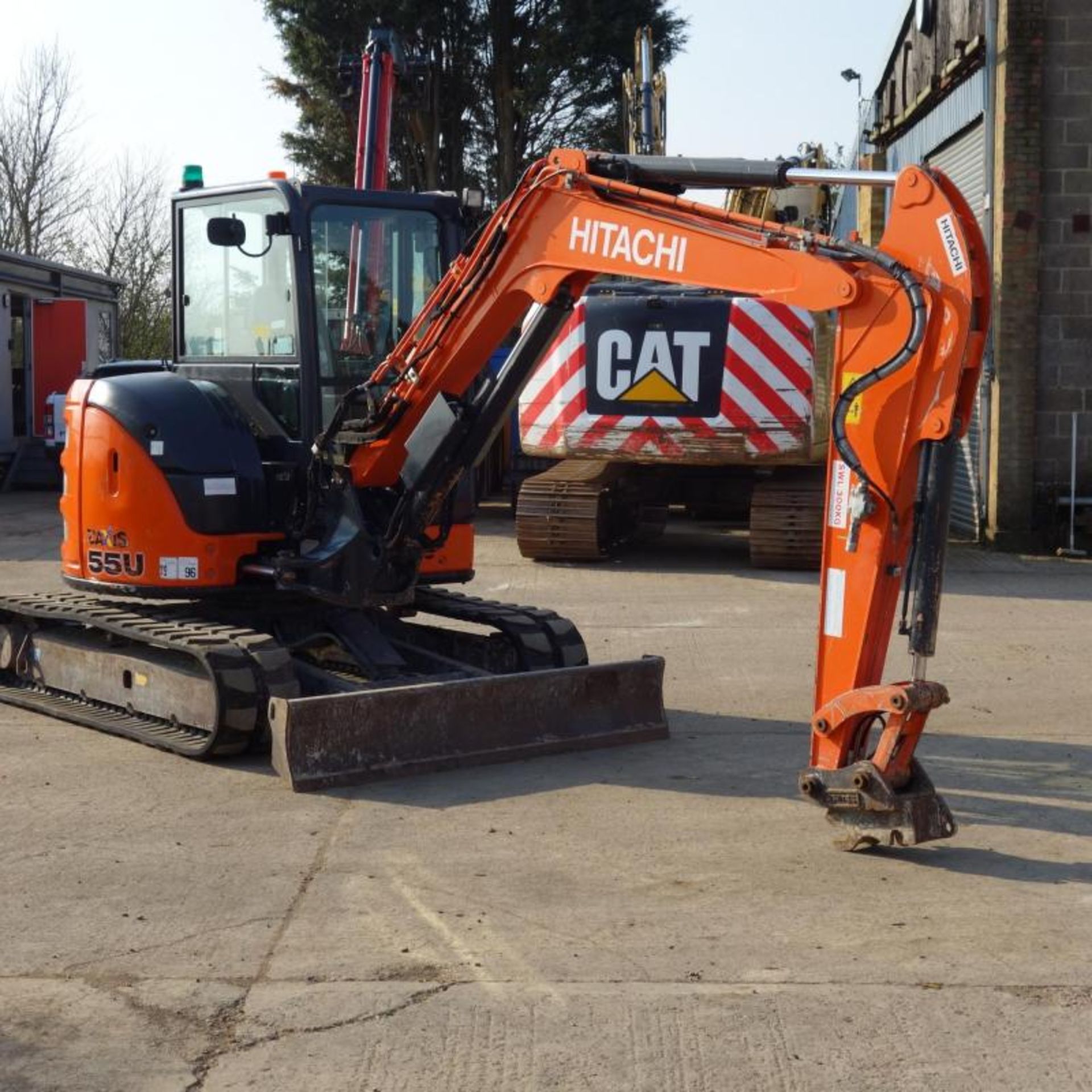 2015 Hitachi Zaxis U55 Digger - Image 2 of 12