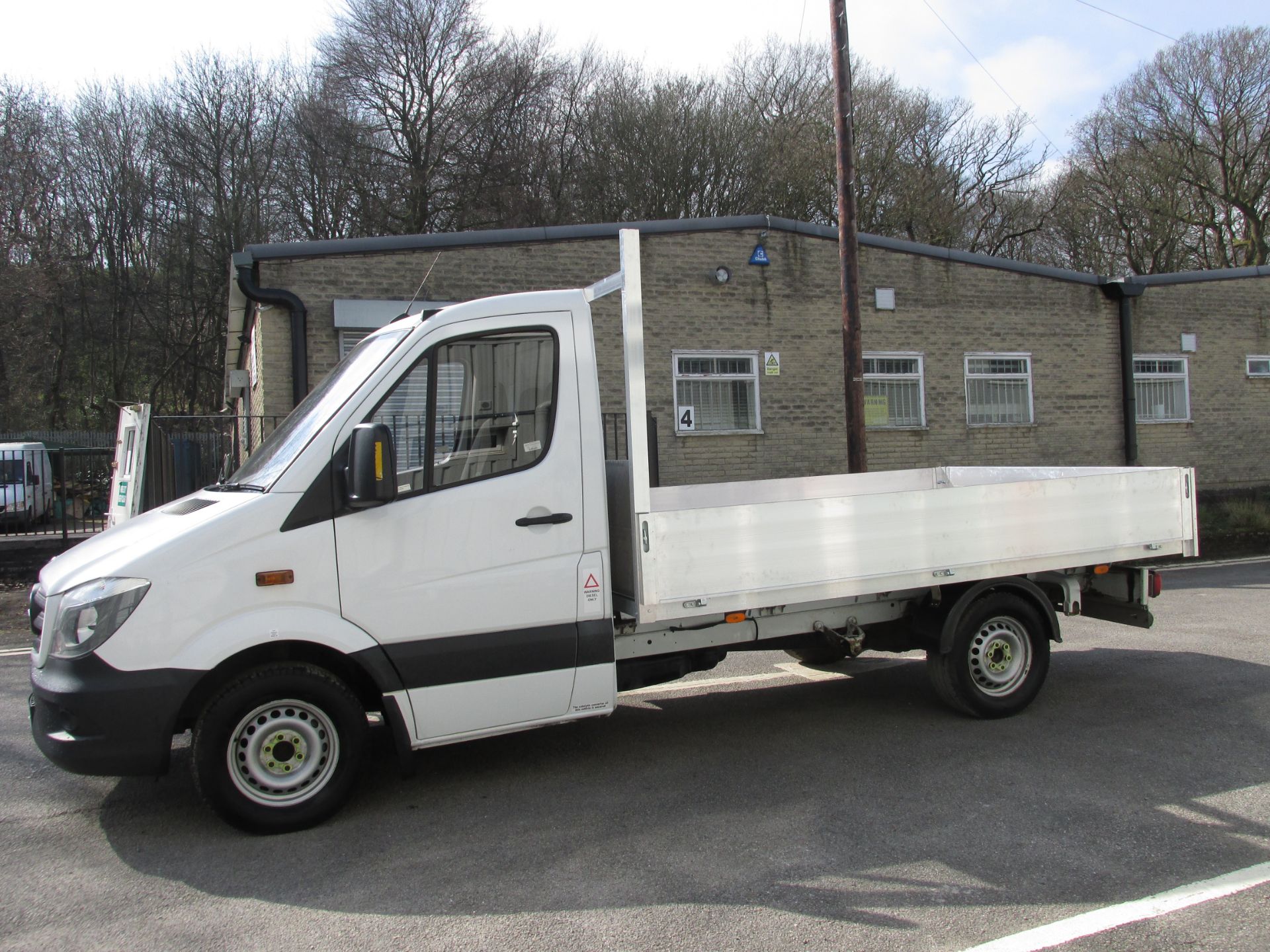 2014 Mercedes Sprinter 313 CDi MWB 3.5 Tonne Dropside Truck - Mileage is 157728 - Image 4 of 7