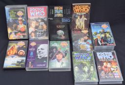 Selection Of 11 Dr Who VHS Tapes