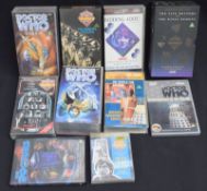 Selection Of 10 Dr Who VHS Tapes And Audiobooks