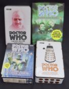 Collection Of 4 Boxed Dr Who VHS and CD Sets Signed