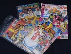 5 Comics Including Fantastic Four And Power Rangers