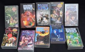 Collection Of 10 Dr Who VHS Tapes