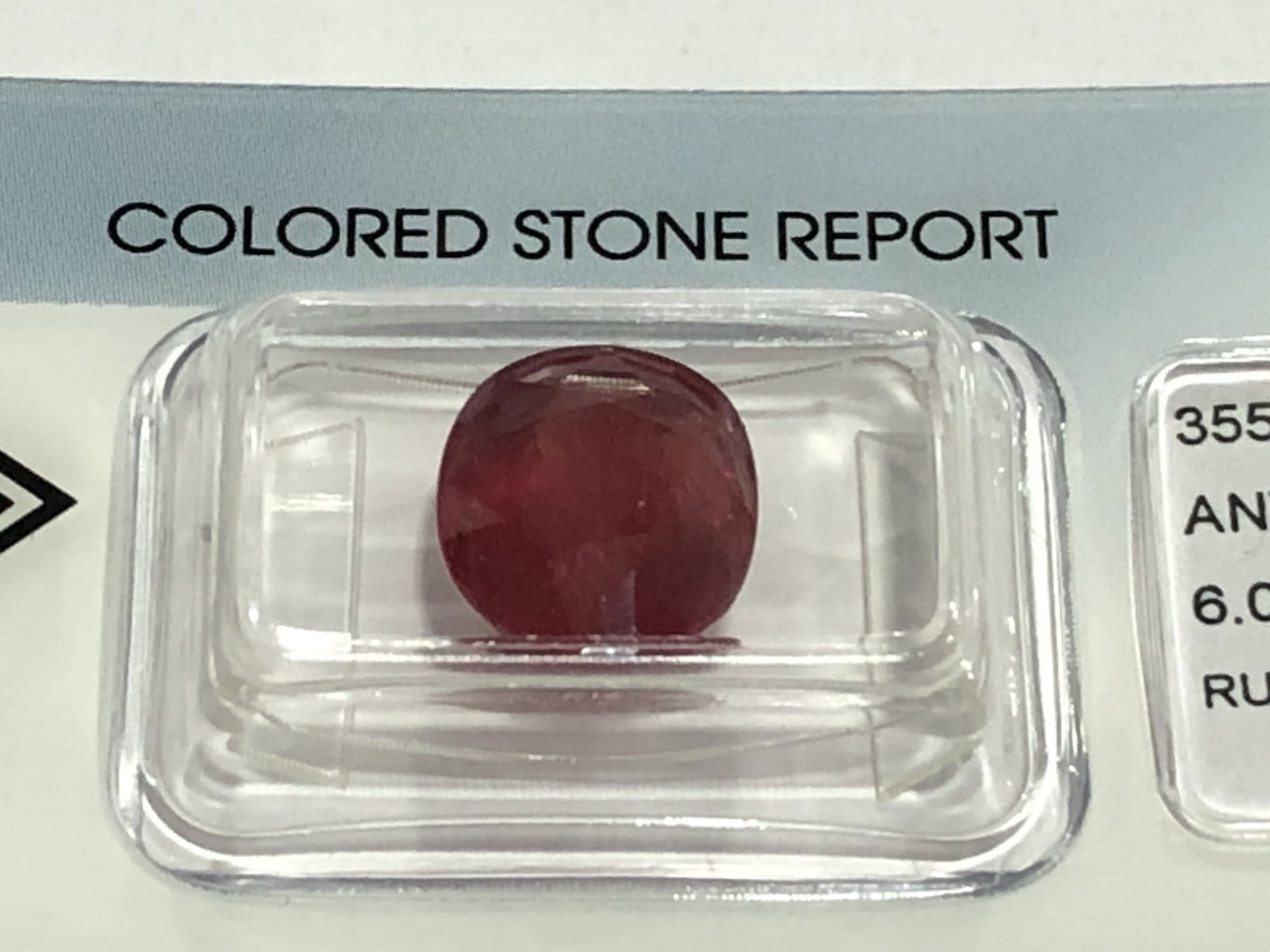 6.07ct Natural Ruby with IGI Certificate