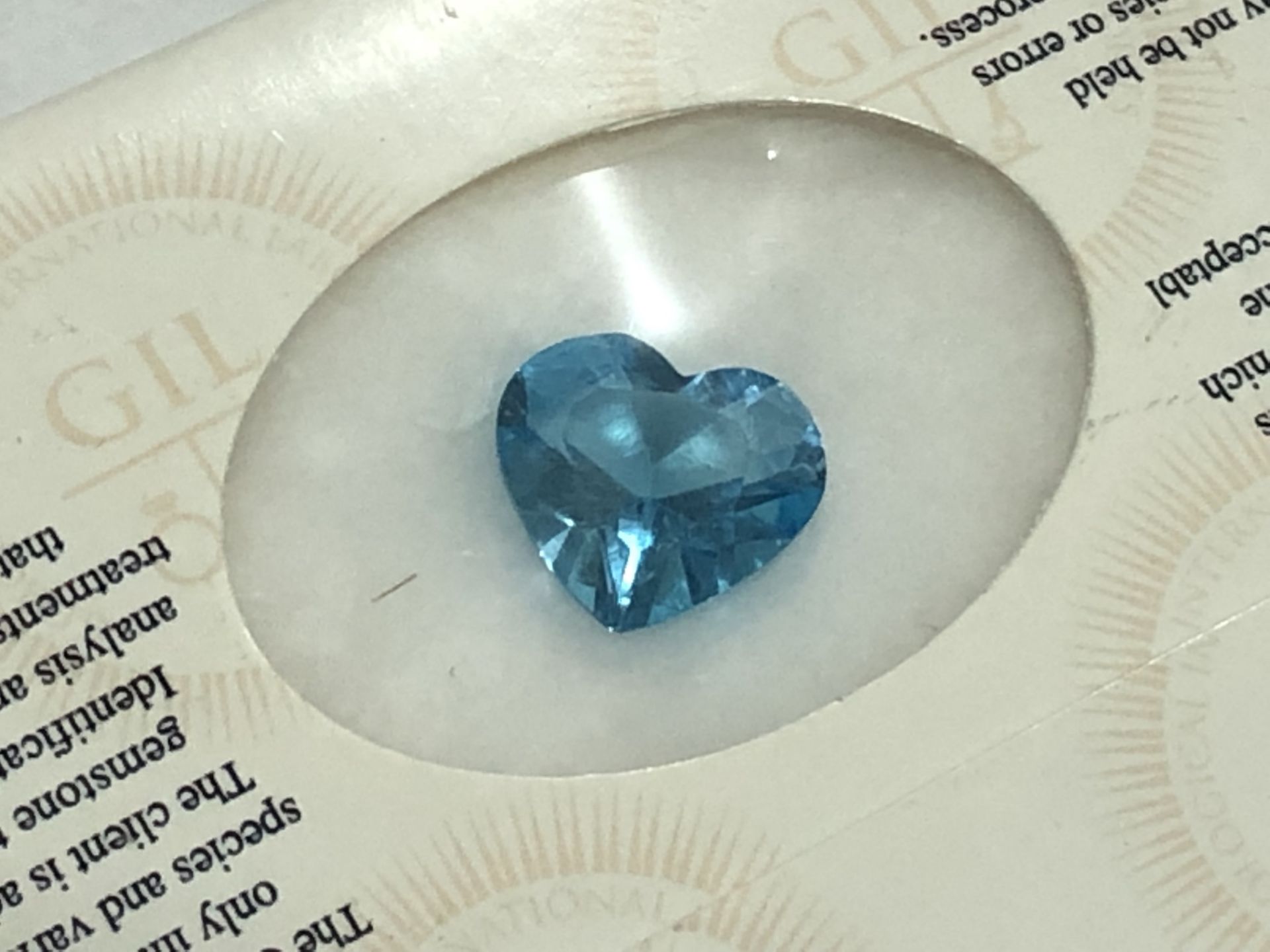 9.58ct Natural Topaz with GIL Certificate - Image 2 of 3