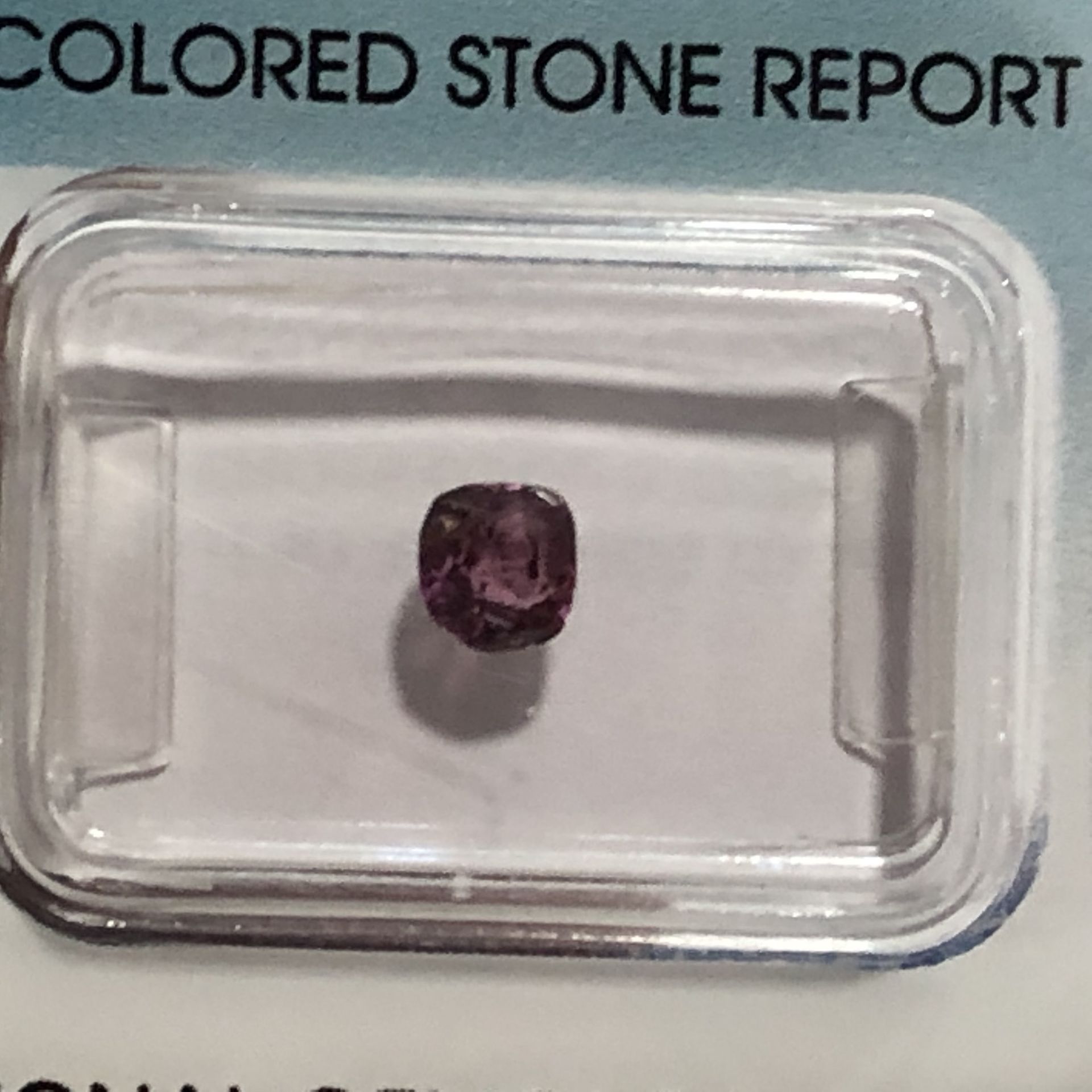0.61ct Natural Ruby with IGI Certificate