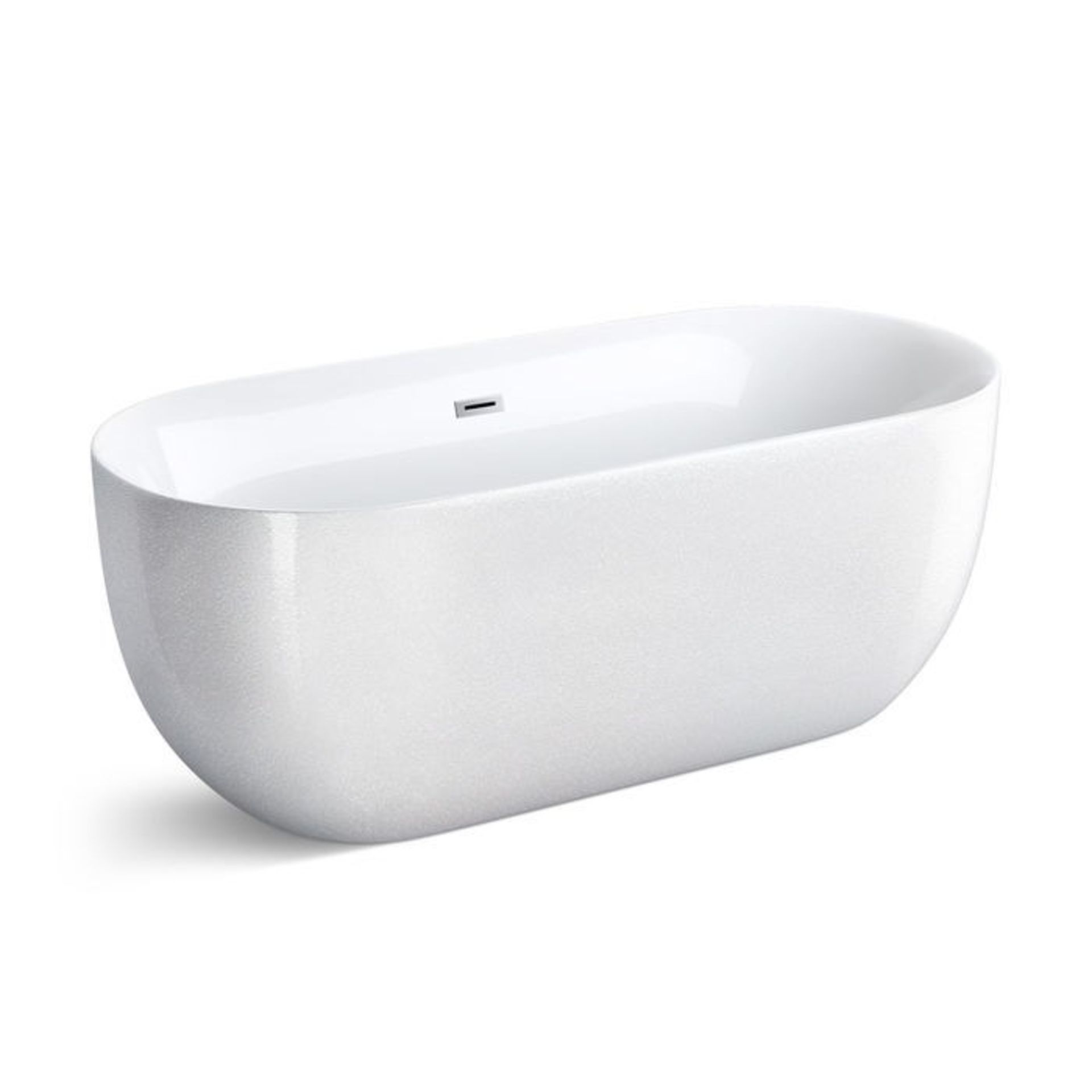 (LP8) 1700x780mm Mya Pearl Freestanding Bath. RRP £1,499.99. Manufactured from high quality gloss - Image 5 of 6