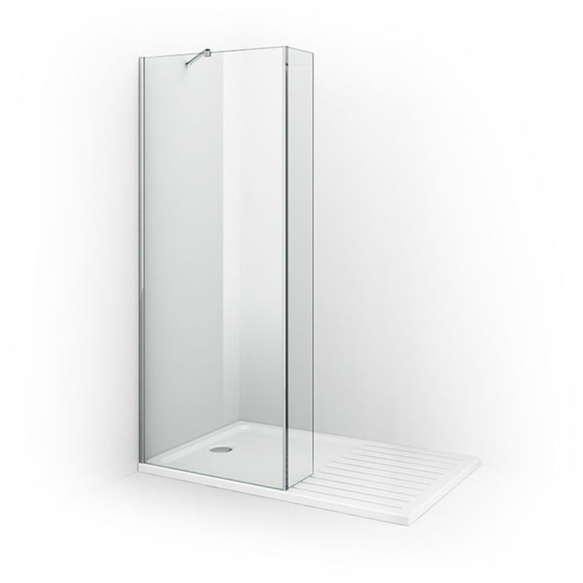 (LP48) 1400x800mm Rectangular Walk In Shower Tray. Strong & Slimline low profile design - - Image 3 of 3