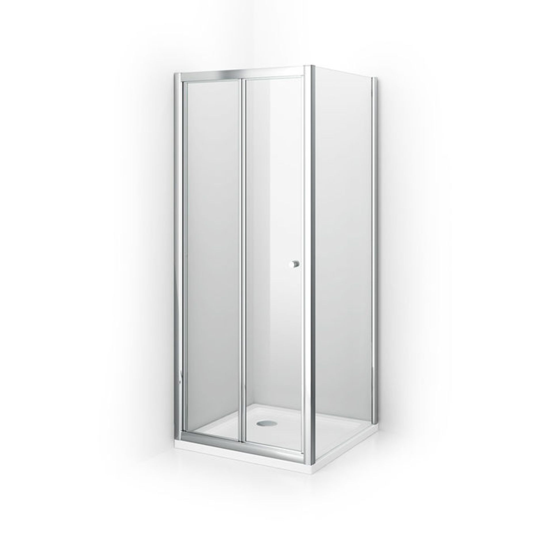 (LP47) 760x760mm Square White Shower Tray.Strong & Slimline low profile design - lightweight without - Image 3 of 3