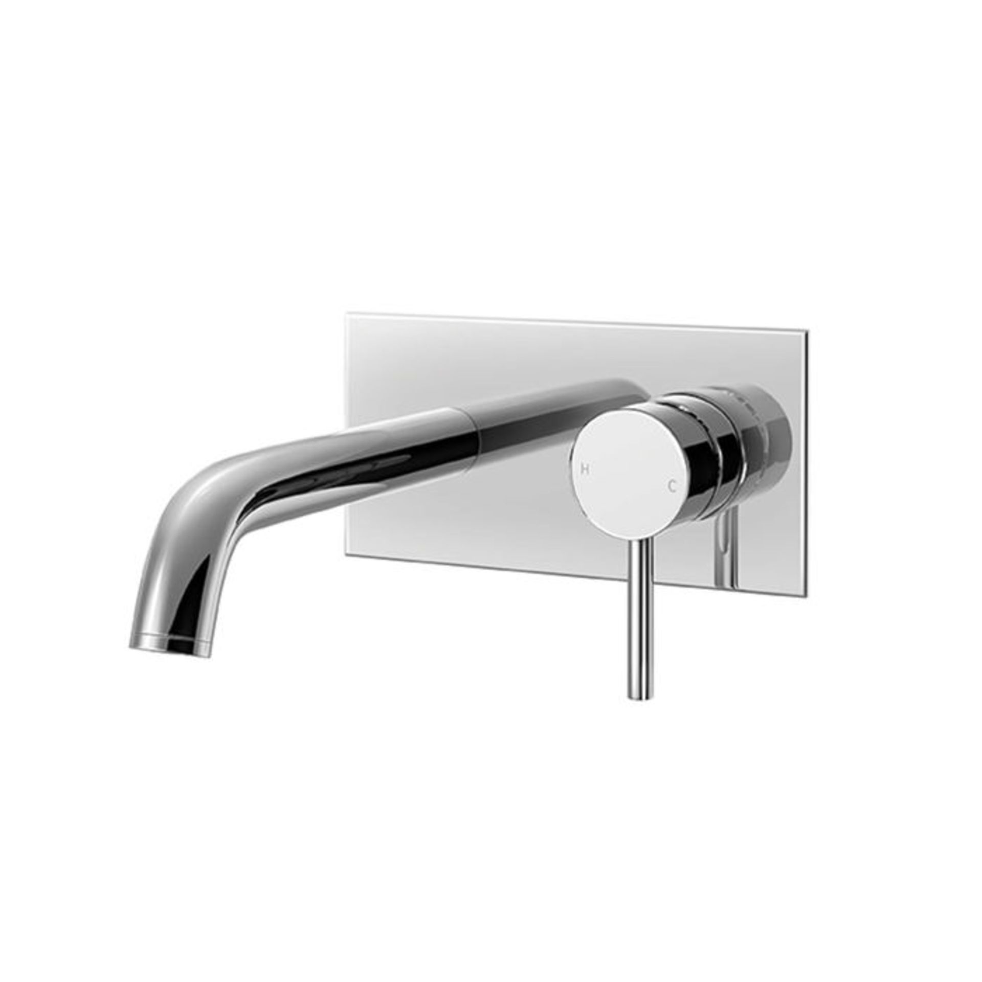 (SM8) Wall Mounted Bath Mixer Tap. Wall mounted style is simple The perfect partner for our range of