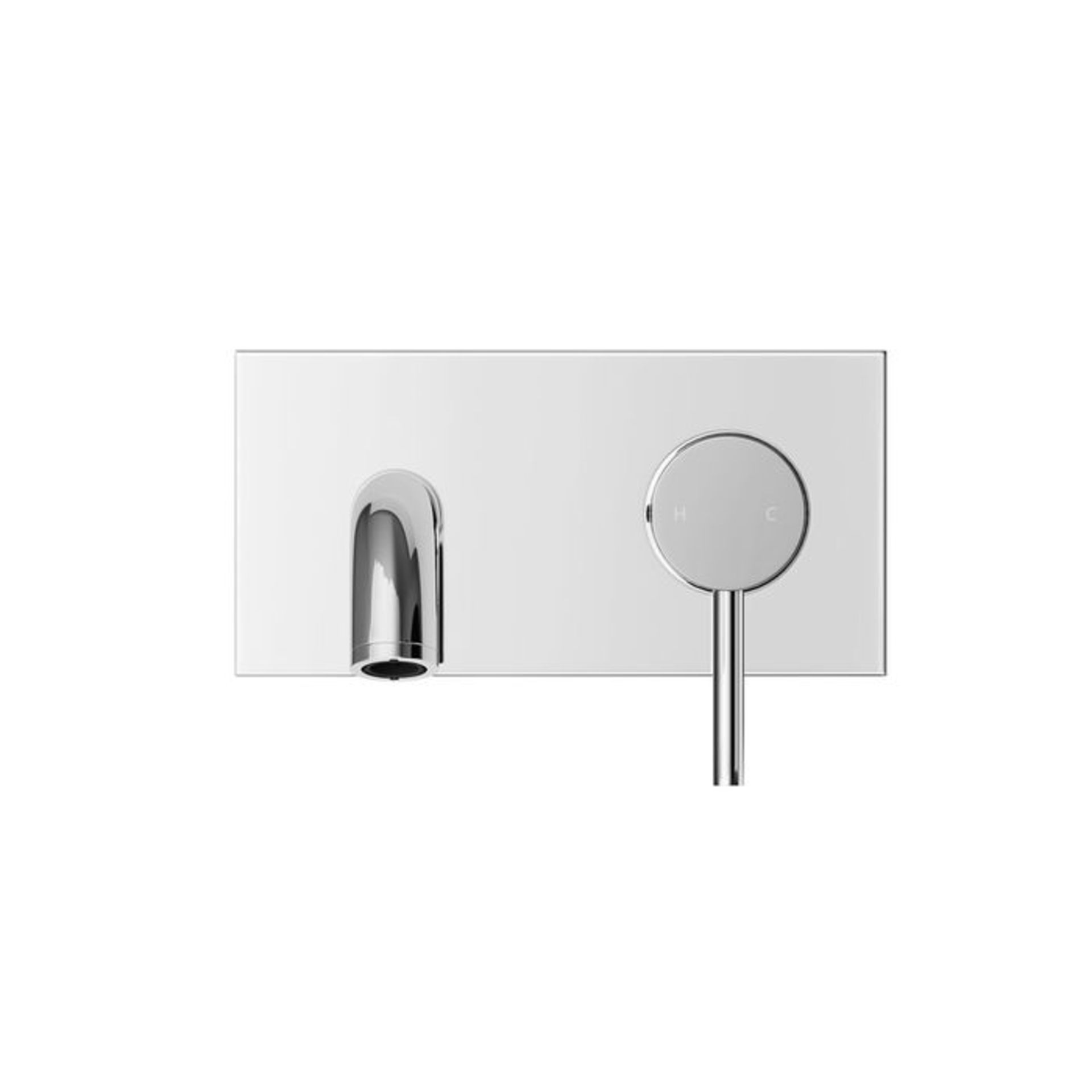 (SM8) Wall Mounted Bath Mixer Tap. Wall mounted style is simple The perfect partner for our range of - Image 2 of 2