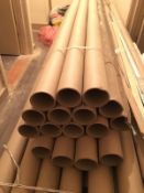 Heavy duty cardboard postal packing tube - Qty 20