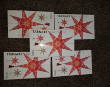 5 x Brand New Star Tärnaby Paperstar RRP £150