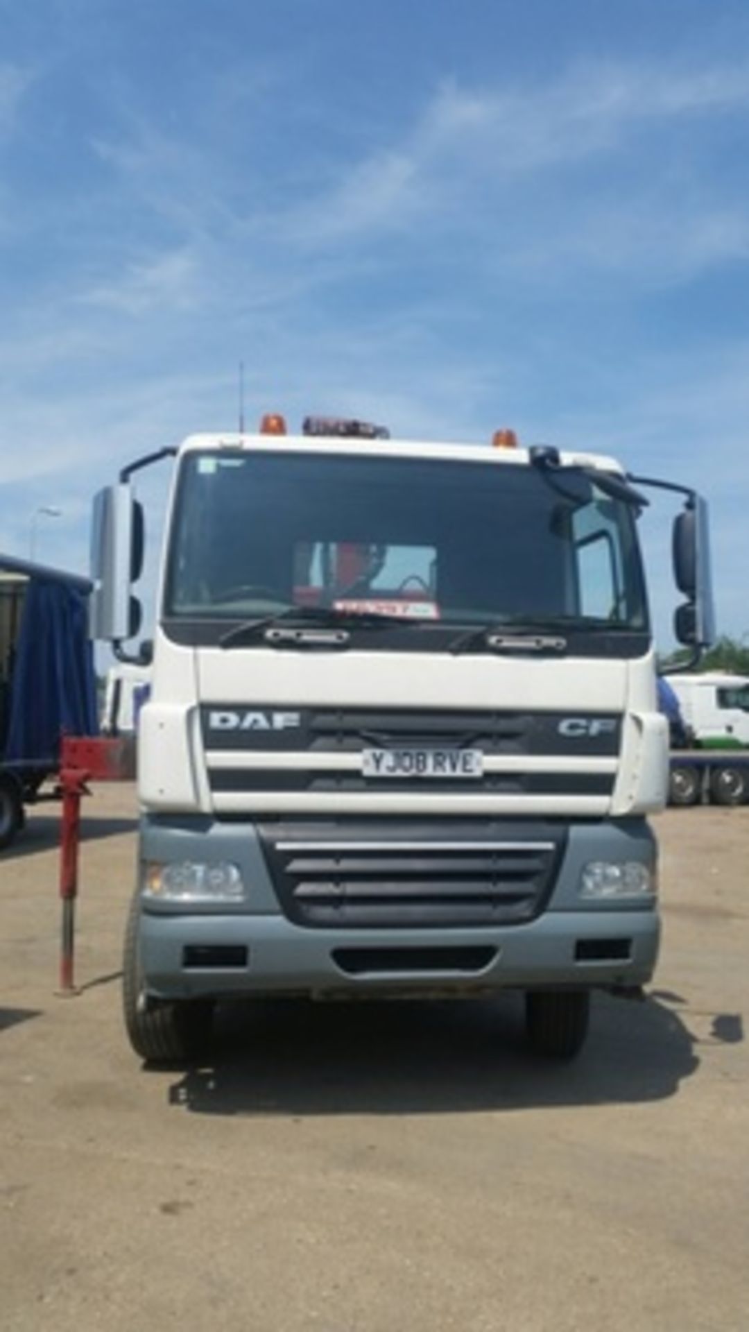 daf cf, tipper grab hmf crane 1244 - Image 2 of 15