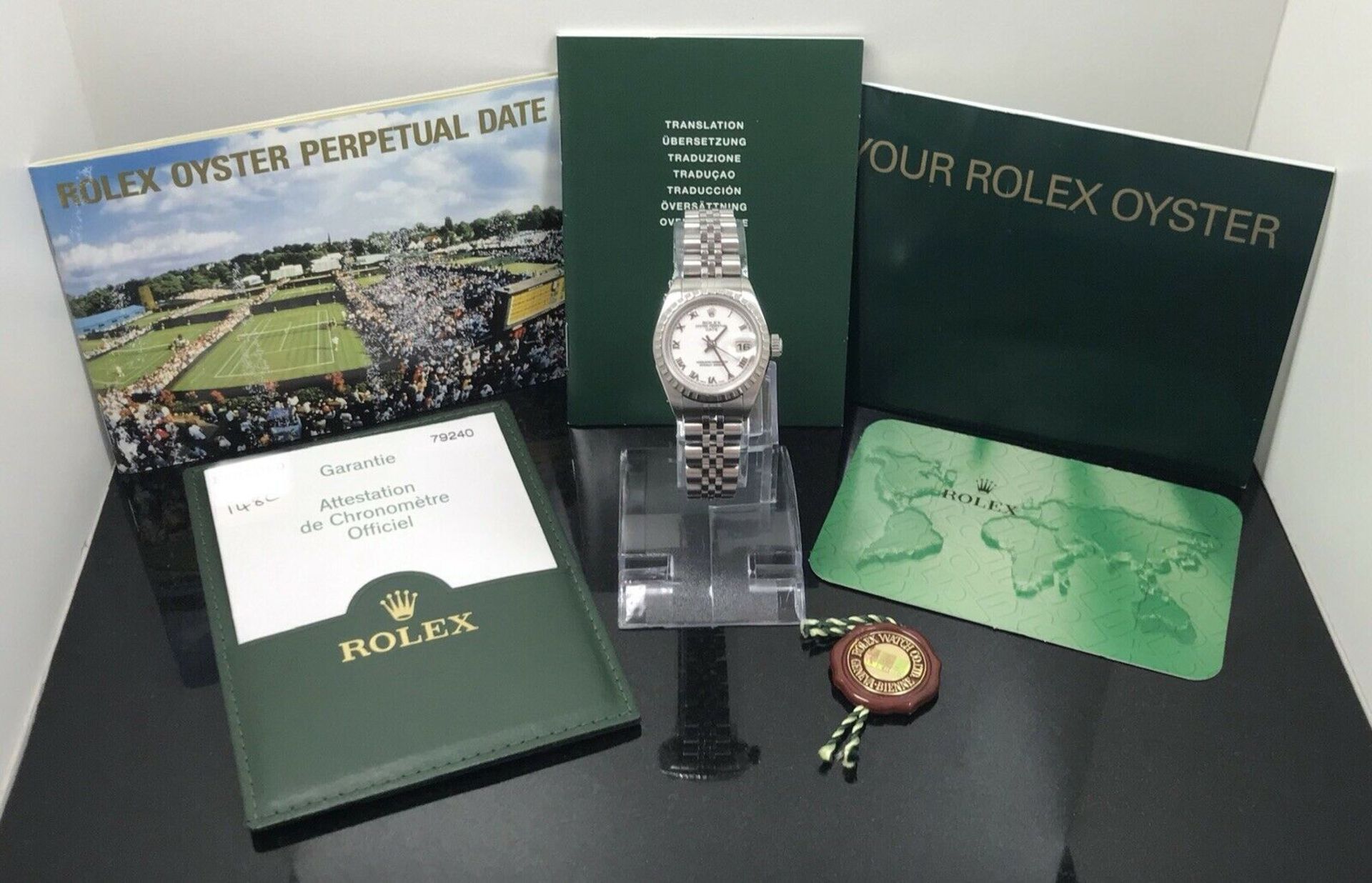 2005 Ladies Rolex Date 79240 Stainless Steel