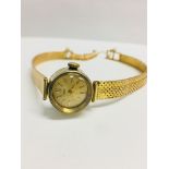 Ladies Rolex Tudor Watch stainless steel with an 18K yellow gold bracelet.condition good