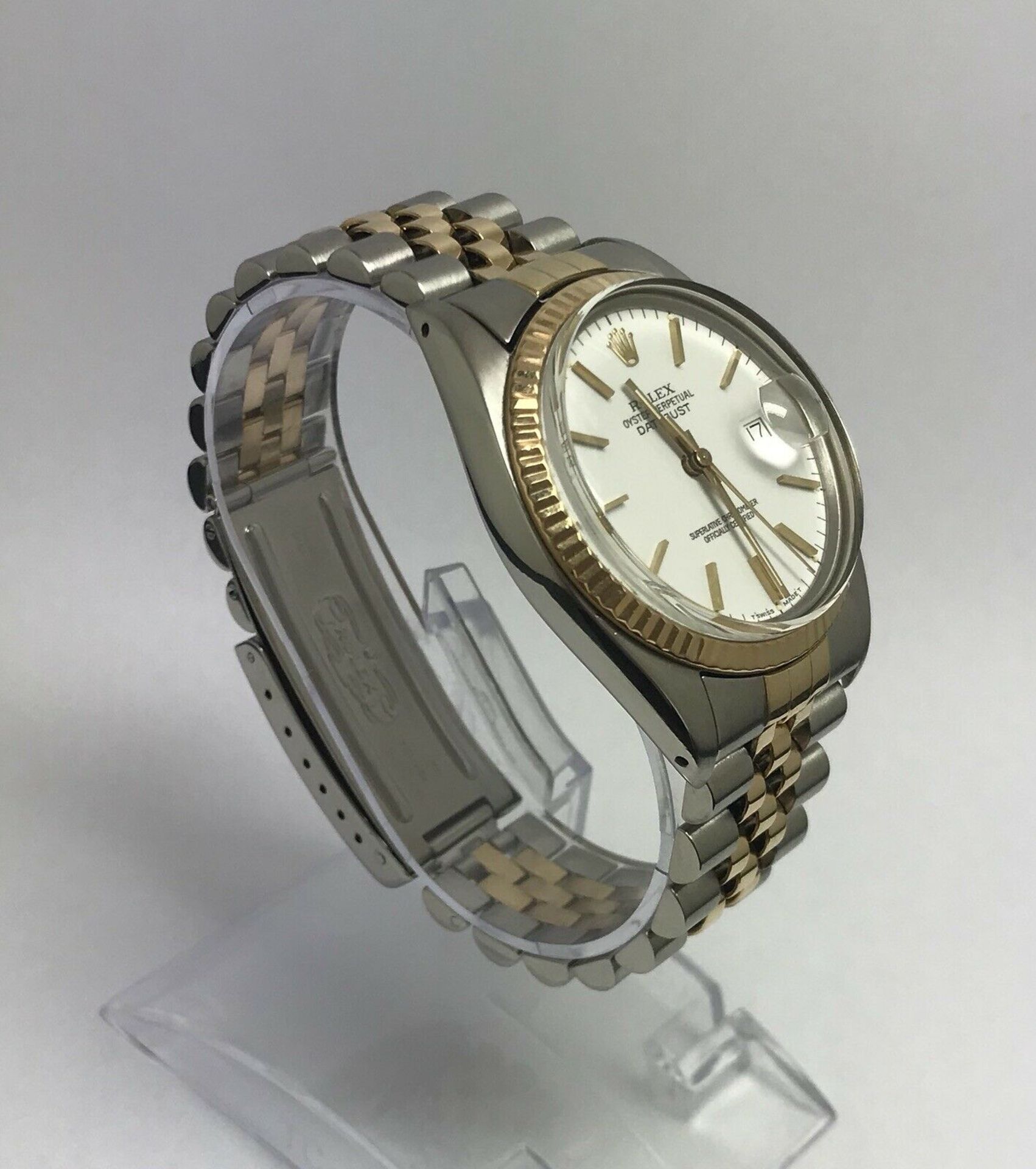 1986 Gents Rolex Datejust 16013 18k Gold & Stainless Steel 36mm - Image 3 of 8