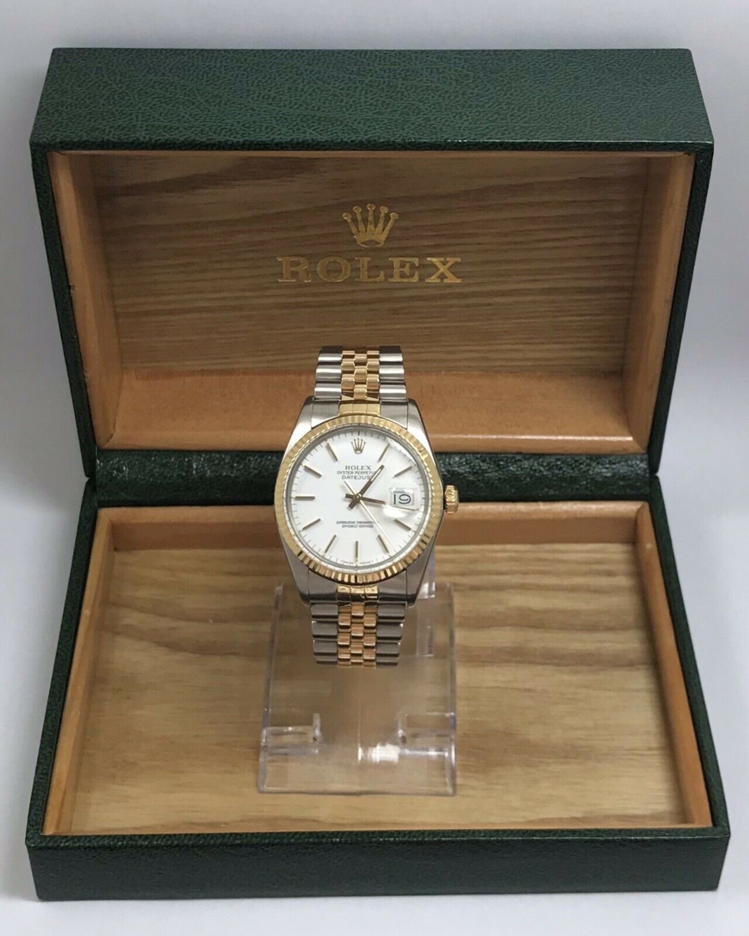 1986 Gents Rolex Datejust 16013 18k Gold & Stainless Steel 36mm