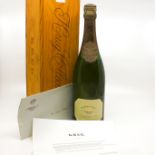 Rare, 1962 Krug Collection Brut Champagne OWC with letter from Krug