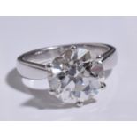 3.76 Carat Diamond Engagement ring
