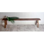 Large Warung Antique Bench from Indonesia