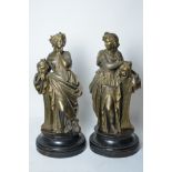 A Pair of Large French Theatrical Statuettes