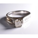 18k Gold, Diamond Engagement Ring