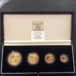 Britannia 1987 Gold 4 Coin Proof Set