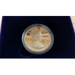 2002 - Gold Five Pound Proof Coin, Golden Jubilee Boxed