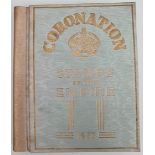 Antique Collectable Stamp Album Coronation Stamps of the Empire 1937 At Least 200 Stamps Unused.