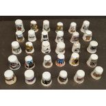 Vintage Collectable Parcel of 30 Assorted Thimbles Various Themes and Locations. Part of a recent