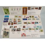 Parcel of 15 Collectable First Day Covers Jersey 1970's. Part of a recent Estate Clearance. Location