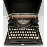 Antique Vintage An Underwood Standard Portable Typewriter in Original Case. Part of a recent