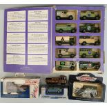 Vintage Collectable 14 Die Cast Vehicles Includes Lledo D-Day Set and Welly Jaguar. Part of a recent