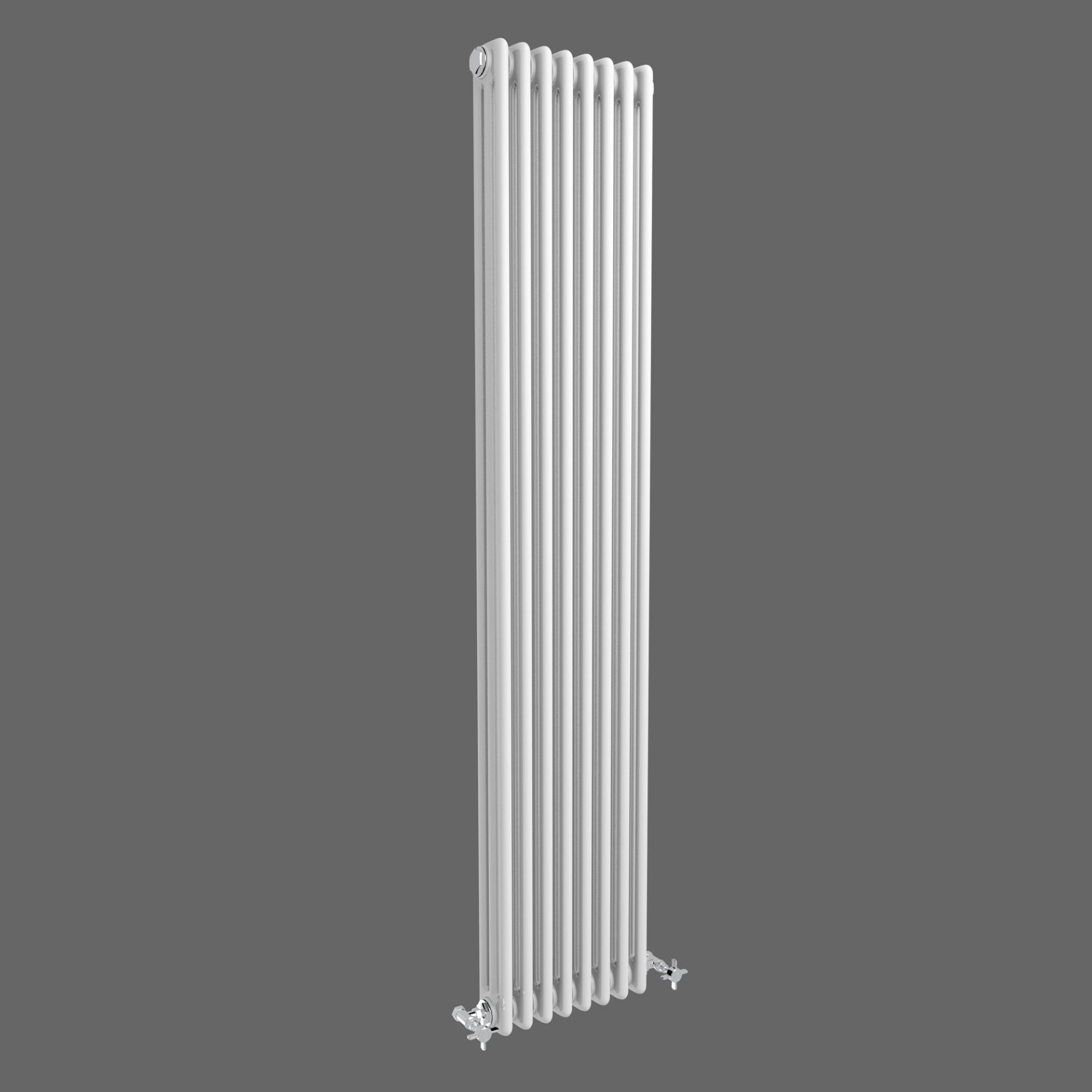 (CS26) 1800x380mm White Triple Panel Vertical Colosseum Radiator. RRP £551.99. Made from low