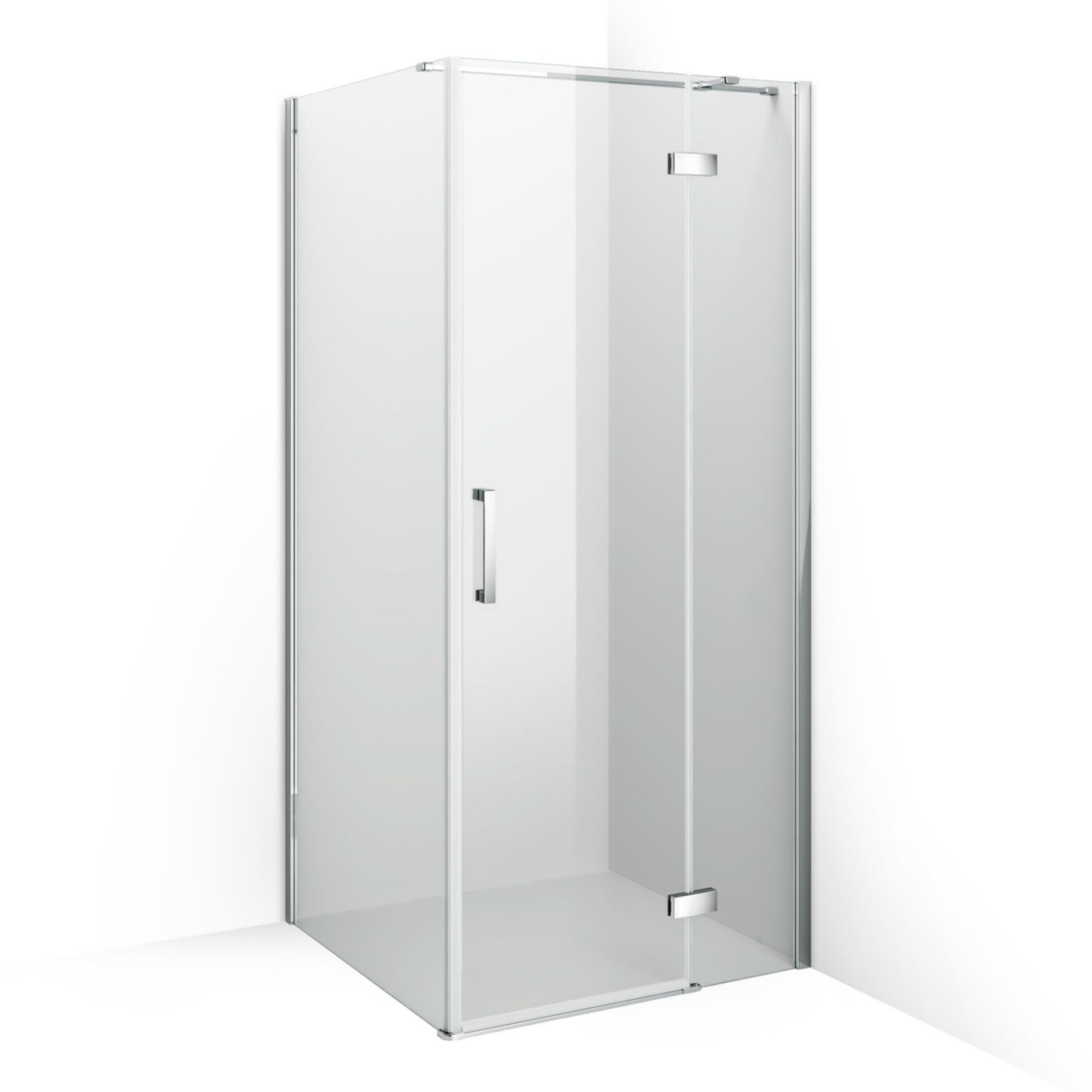 (CS38) 900x900mm - 8mm - Premium EasyClean Hinged Door Shower Enclosure. RRP £499.99. We love this - Image 5 of 5