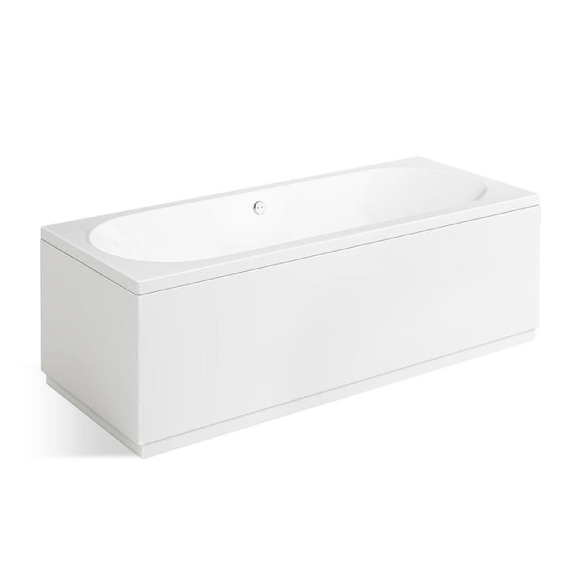 (CS10) 1700 x 750mm Round Double Ended Bath.COMES COMPLETE WITH SIDE PANEL. Manufactured in the UK - Image 3 of 3