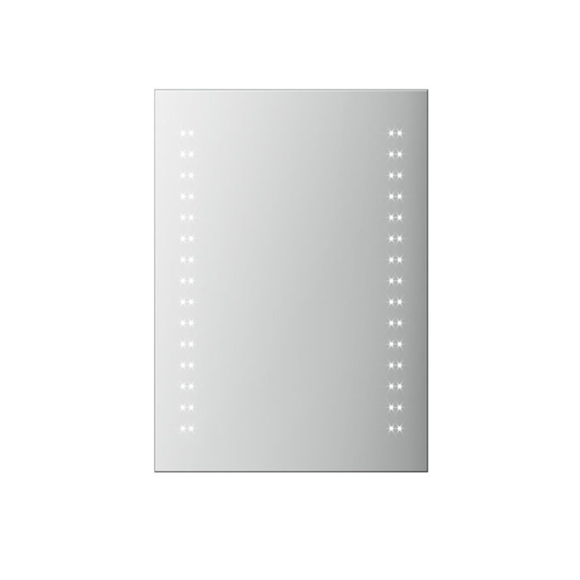 (TY132) 500x700mm Battery Operated LED Mirror. RRP £79.00. Energy saving controlled On / Off - Image 2 of 2