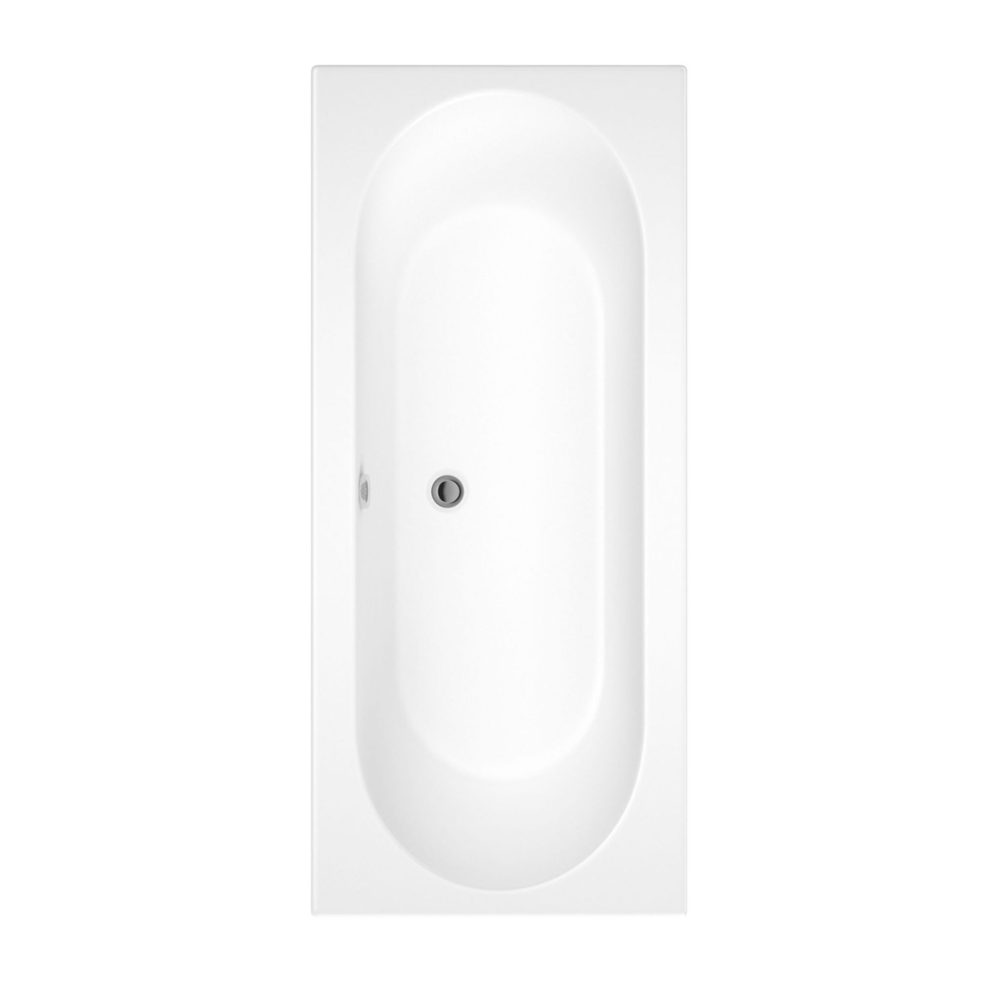 (CS10) 1700 x 750mm Round Double Ended Bath.COMES COMPLETE WITH SIDE PANEL. Manufactured in the UK - Image 2 of 3