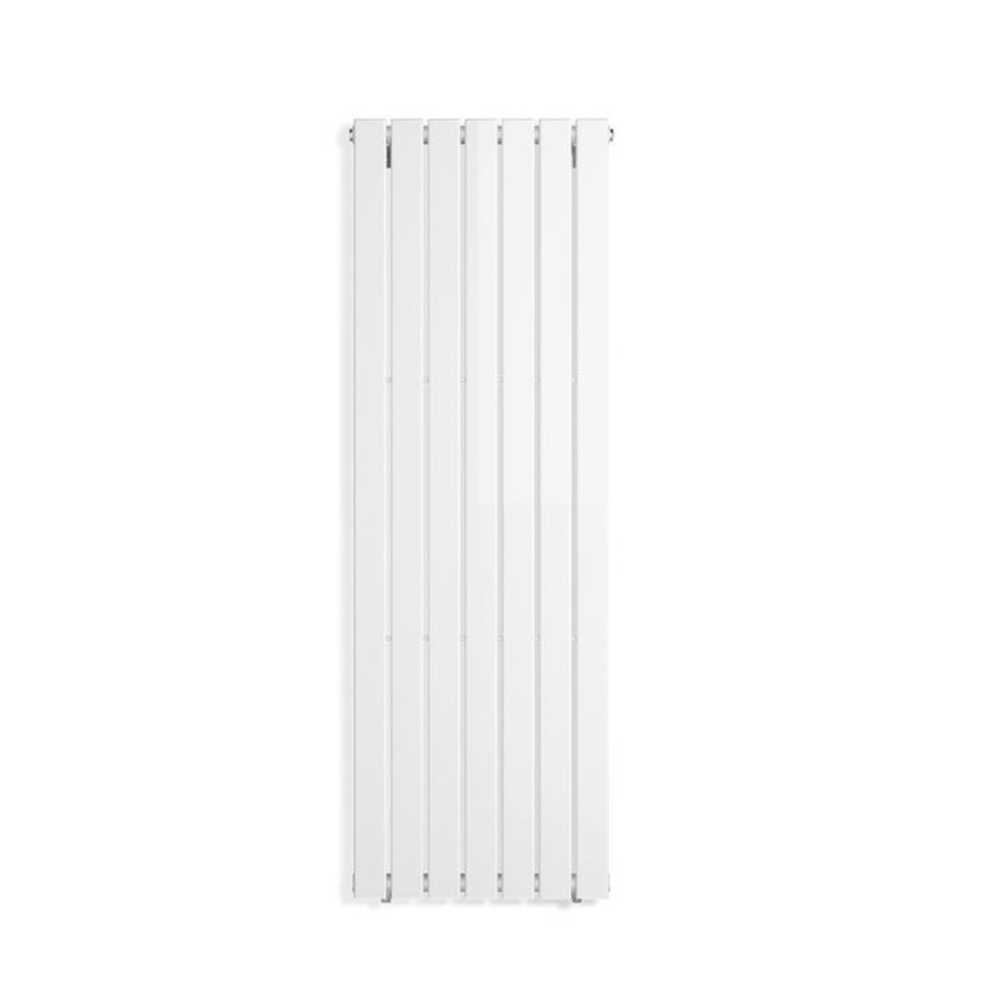 (CS16) 1600x532mm White Panel Vertical Radiator. RRP £249.99. Made from low carbon steel with a high - Image 2 of 2