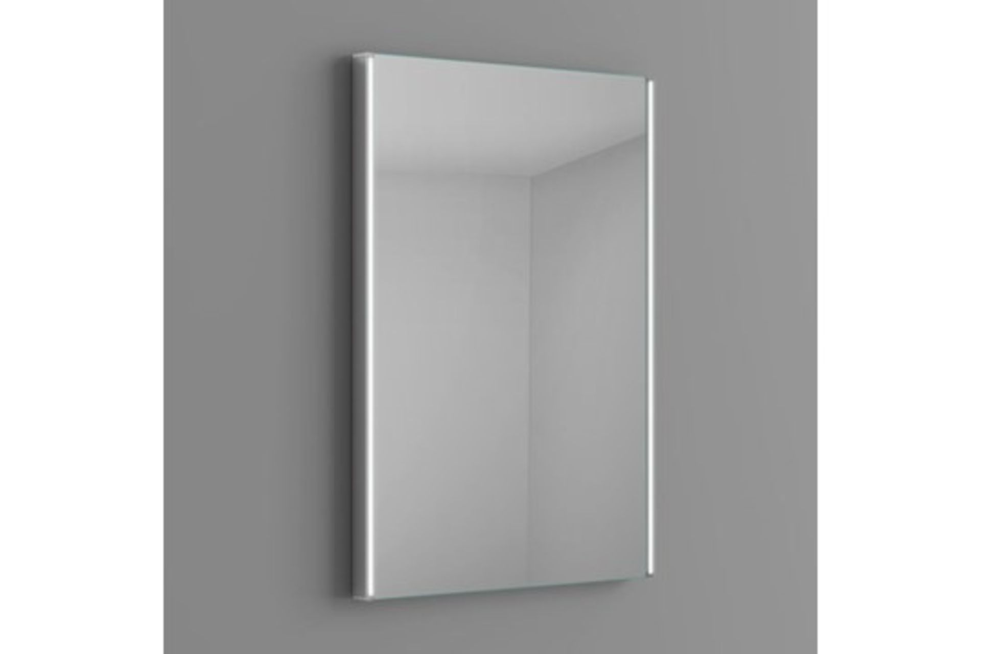 (ZL289) 500x700mm Denver Illuminated LED Mirror - Battery Operated. - Image 3 of 5