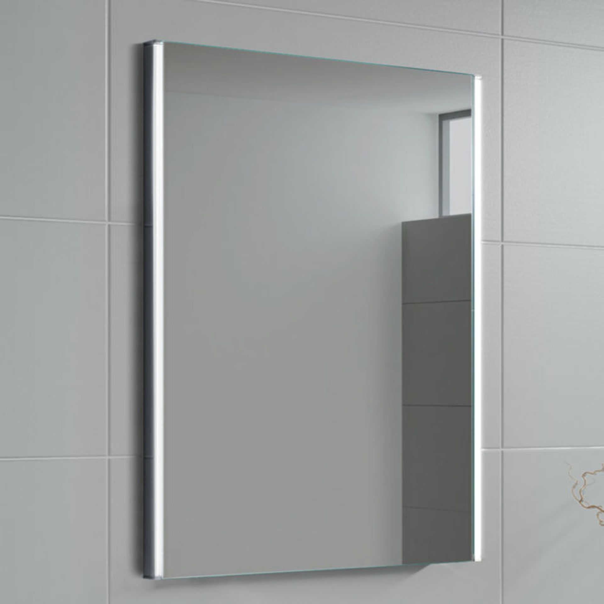 (CS176) 500x700mm Denver Illuminated LED Mirror. RRP £464.99. Energy efficient LED lighting with - Image 3 of 5