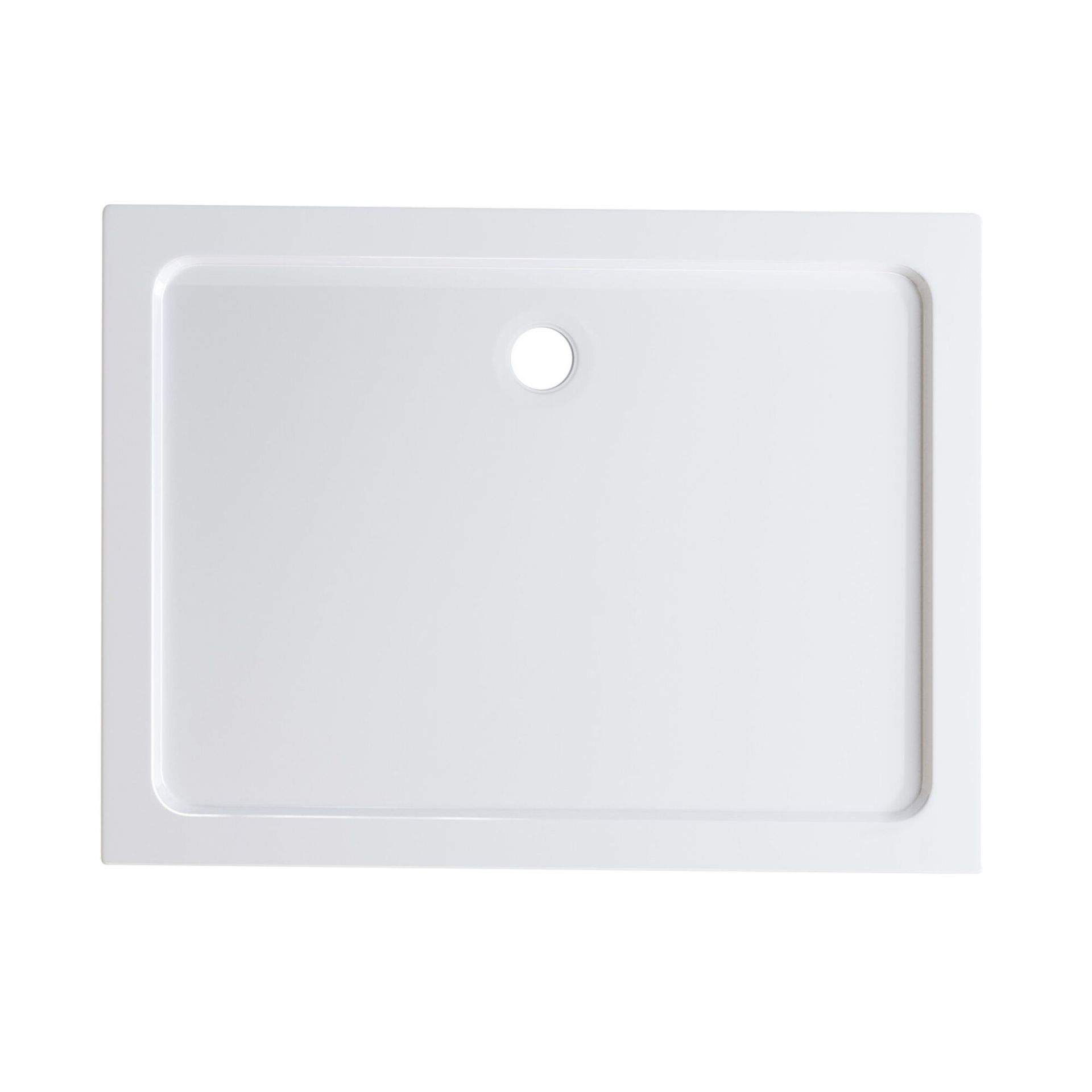 (CS52) 1200x900mm Rectangular Ultra Slim Stone Shower Tray. Low profile ultra slim design Gel coated