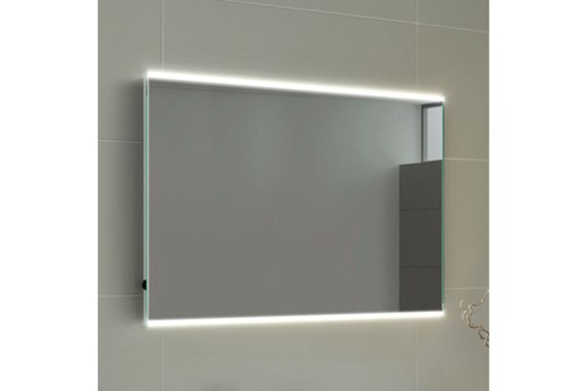 (ZL289) 500x700mm Denver Illuminated LED Mirror - Battery Operated. - Image 4 of 5