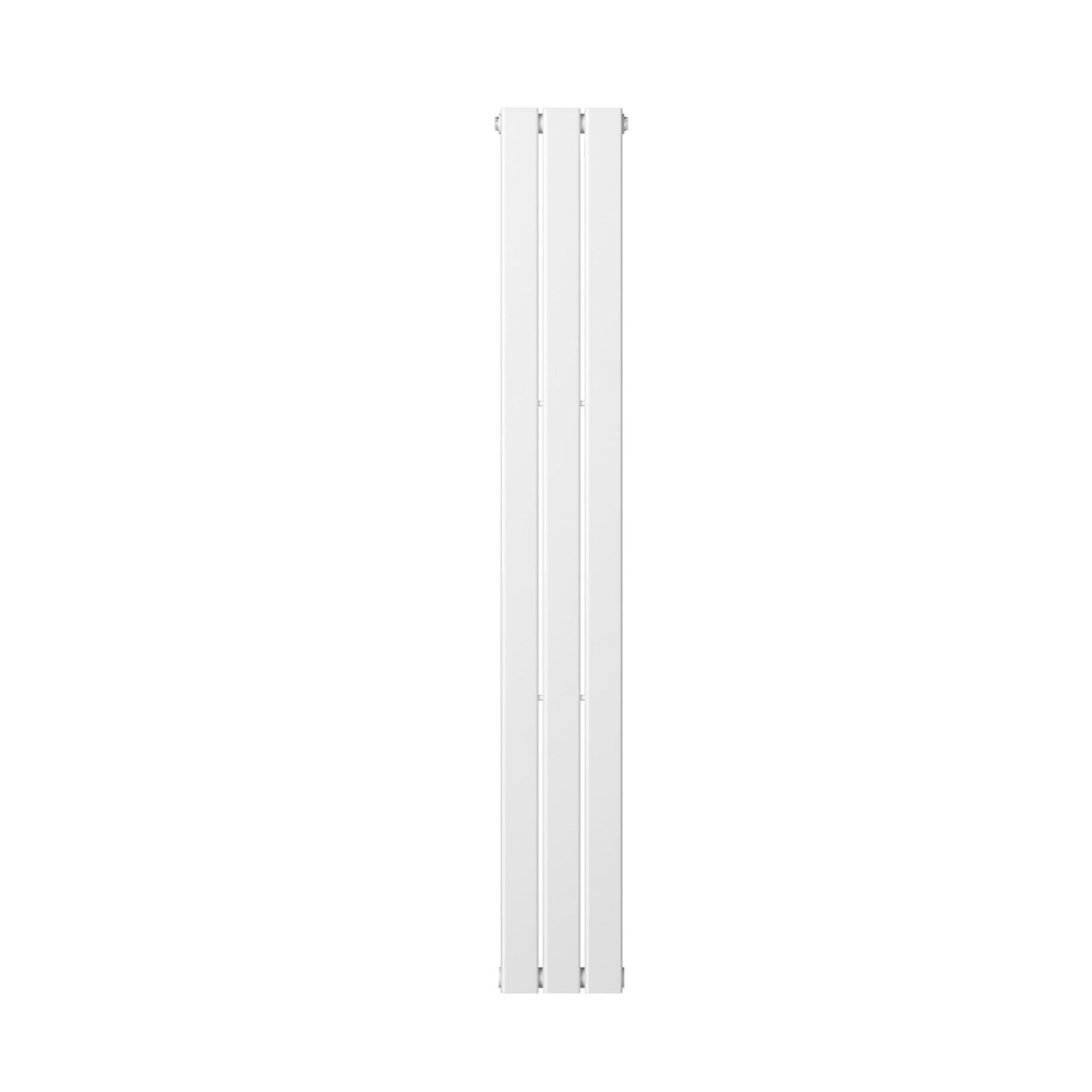 (CS58) 1600x228mm White Panel Vertical Radiator. RRP £199.99. Made from low carbon steel with a high - Image 2 of 2