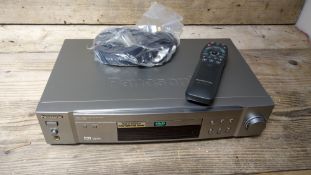 Panasonic DVD player.