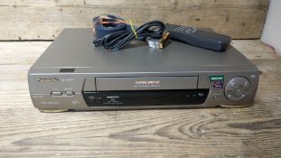 Panasonic VHS player.